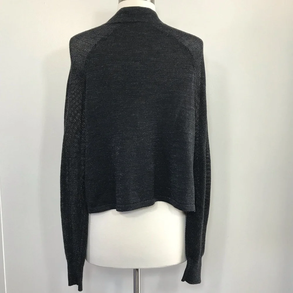 Eileen Fisher Shimmering Fine Merino Wool Cardigan